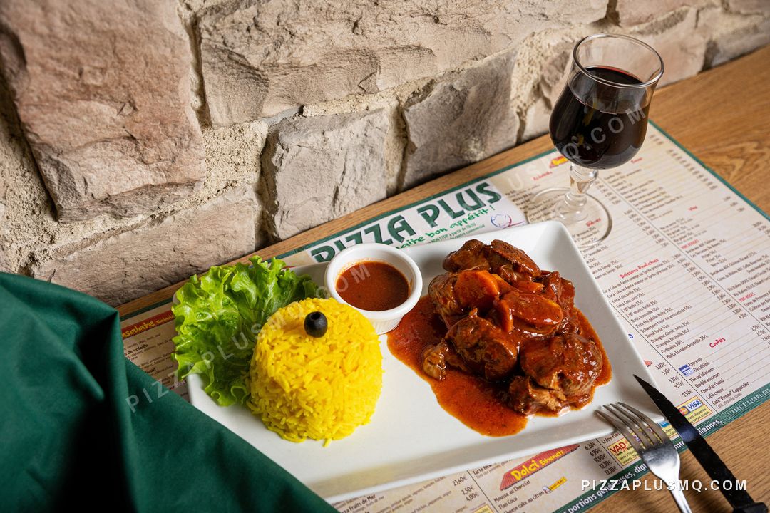 Veal osso buco with Milanese rice