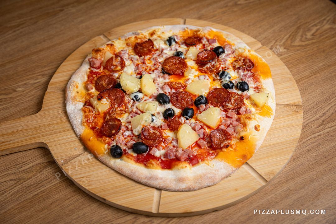 Pizza Honolulu, ananas et pepperoni