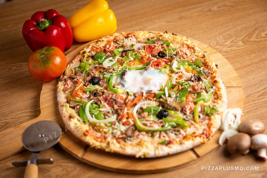 Pizza Quatre saisons aux poivrons